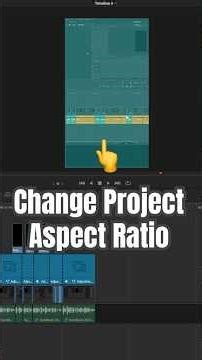 Change Project Aspect Ratio - DaVinci Resolve