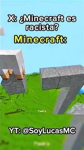 Mi amigo el menos RACISTA 😳 #shorts #minecraft #memes #minecrafthumor