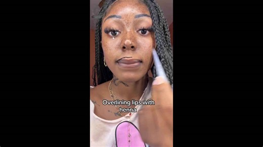 Henna lip hack goes viral—Beauty digital creator’s fuller-lip illusion draws 435.1k TikTok views