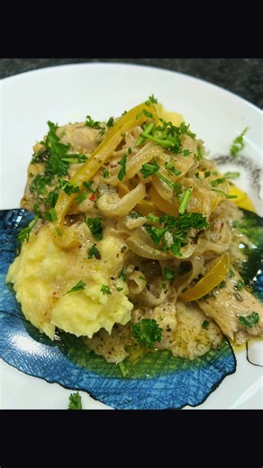 Creamy Hake Fillets with Mashed Potatoes Recipe