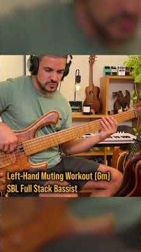 Fretting hand muting workout (Skjold Slayer Bass)