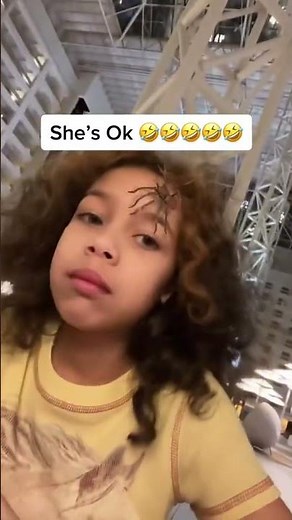 SPIDER on face 😂😂😂