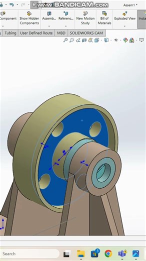 #solidworks Tutorials of Pully wheels #short