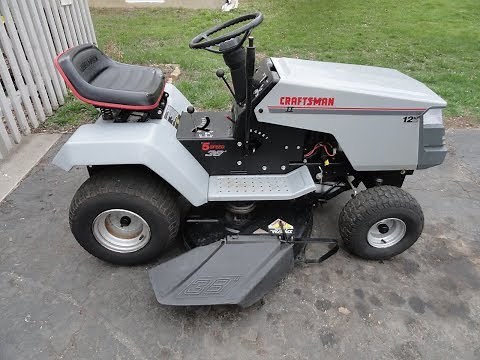 Craftsman LT4000 12/38" Lawn Tractor Briggs I/C