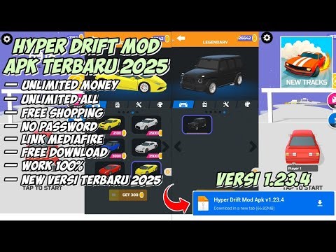 DOWNLOAD Hyper Drift Mod Apk v1.23.4 Terbaru 2025 Unlimited Money Free Shopping
