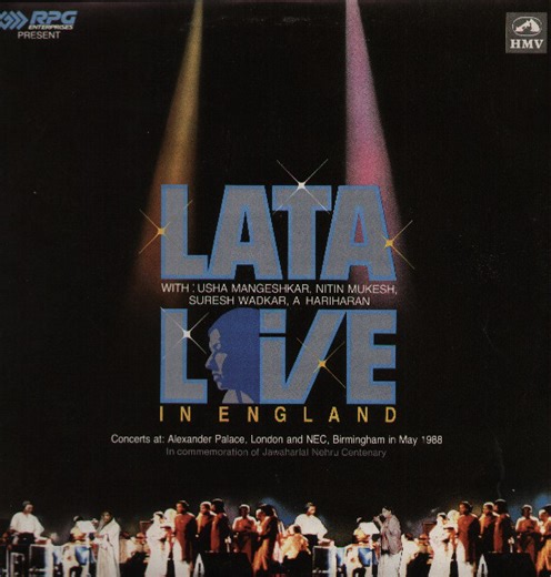 Lata With Usha Mangeshkar, Nitin Mukesh, Suresh Wadkar, A Hariharan - Lata Live In England