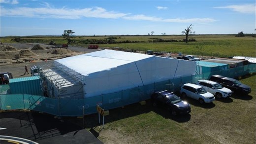 Creating a Safe, Dry Work Shelter with Safe Seal Shrink Wrap | Safe Seal Wrap