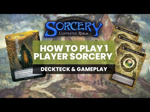 One Person Sorcery Contested Realm Decktech & Gameplay