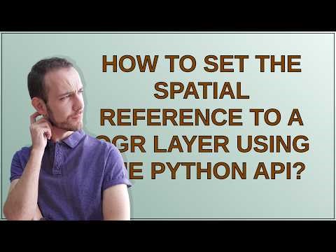 Gis: How to set the spatial reference to a OGR layer using the Python API?