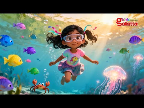 Ocean World Song - Under the Sea Song | English Nursery Rhymes for Children's | Galatta Kids English
