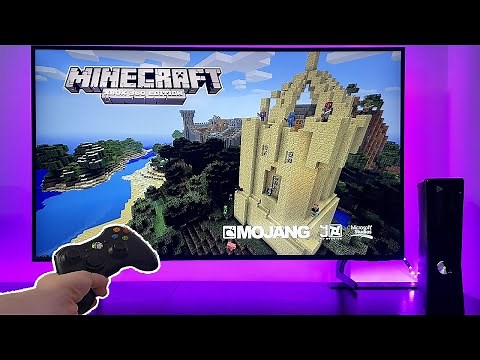 MINECRAFT | XBOX 360 Slim in 2025 - POV Gameplay