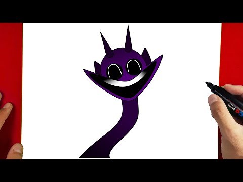 How to Draw Durple Phase 4 || Incredibox Sprunki