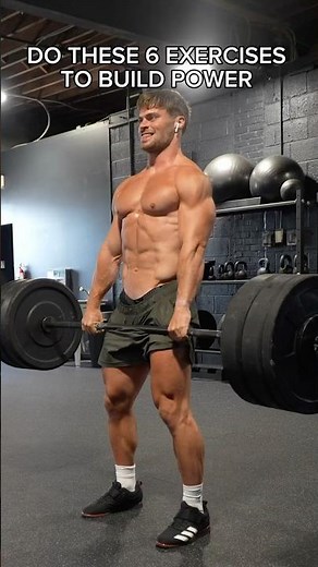 6 EXERCISES TO BUILD POWER #fitness #workout