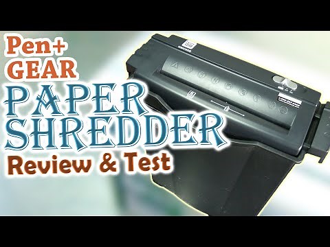 Pen+Gear 6 Sheet Micro-Cut Paper Shredder WMC6SB