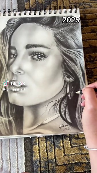 Addison Rae drawing comparation #drawing #viral #supportanartist TikTok