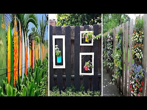30+ Beautiful Garden Fence Decorating Ideas To Follow | garden ideas