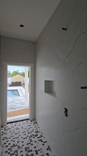 Crafting a master bath with a luxury finish in mind. #LuxuryRenovation #MasterBath #BathroomRemodel #HighEndFinishes #DetailedWork #ContractorLife #RenovationInProgress #PremiumCraftsmanship #HomeUpgrade | Elevated Home | Facebook