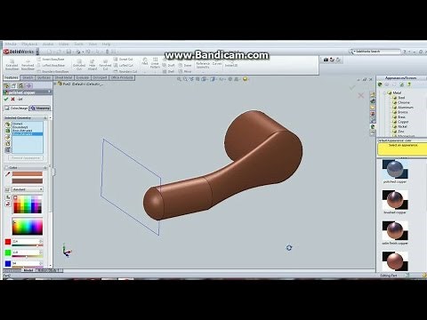 Door Handles in solidworks 2017