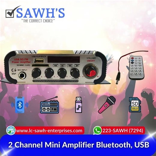 Pipemans installation solution 2-channel mini amplifier IS AMP 221BT