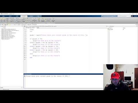 MATLAB Logic Elseif Grades Example
