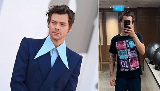 Harry Styles explains why he posted One Direction T-shirt mirror selfie