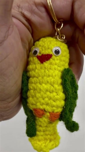 How I use AI to turn my crochet parrot into a flying bird #viralshorts#youtubeshorts#crochet#ai