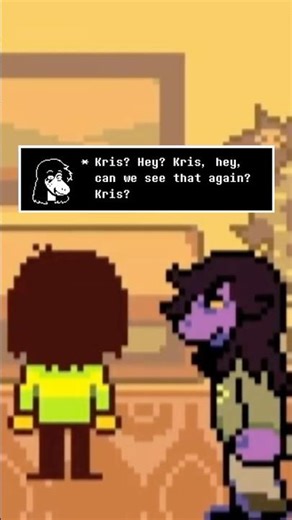 Best Kris and Susie Moment #deltarune #undertale #gaming