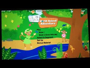 Baby Einstein world animal adventure 2009 dvd menu