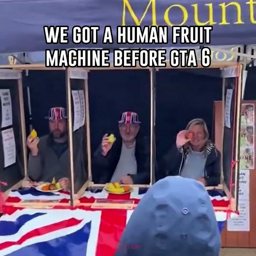 Human slot machine IRL