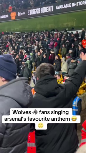 Wolves Fans Singing Arsenal's Favorite Anthem