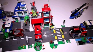 乐高搭建：乐高城市60320消防局紧急行动