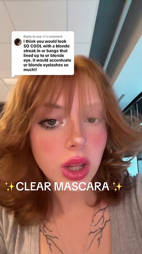 Trying Clear Mascara on Blonde Eyelashes | Makeup Review