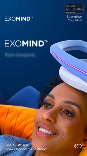 Clear Aesthetics on Instagram: "Feeling stuck with low mood, brain fog, poor sleep, or unwanted cravings? There’s a smarter, drug-free way to support your mental wellness. 🧠✨ At Clear Aesthetics FL, we now offer EXOMIND®, an FDA-cleared TMS therapy designed to gently stimulate key areas of the brain linked to mood, focus, and self-control. ✔ Non-invasive ✔ No medication ✔ Sessions under 30 minutes ✔ Designed to support clarity, balance & emotional wellbeing Many patients report improved mood, b