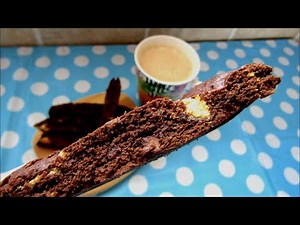 Double Chocolate Biscotti (how to make biscotti) | Just Anya