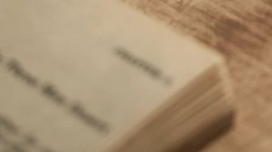 Book Chapter Opening of an old book