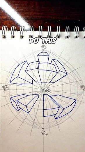 ✨5 Points Perspective drawing tutorial SuperEasy✨#howtodraw