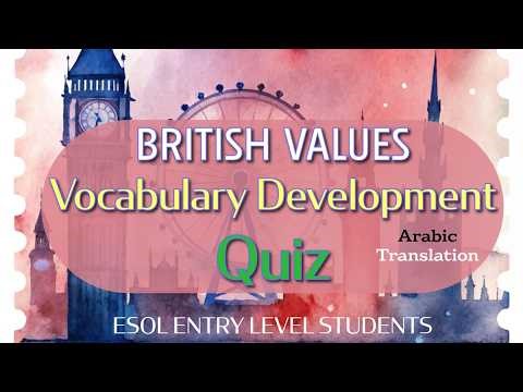 British Values Vocabulary Development