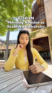 6:30am stanford student morning routine 💫 #college #university #stanford #collegestudent #vlog #morningroutine #thatgirl #diml #aesthetic #asmr #productivity #worklifebalance #viral #study #studywithme #studymotivation #stanforduniversity #selfimprovement #collegelife #selfgrowth #workout #healthylifestyle #skincare #dayinmylife #gymmotivation #dailyvlog #reelsviral #cleangirlaesthetic #grwm #dayinthelife | Mia Yilin