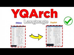 How to change language in yqarch | Fix YQarch plugin Language | cad show
