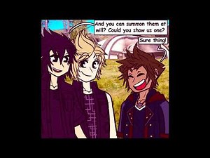 Final Fantasy 15 Sora Summons Bambi Comic Dub