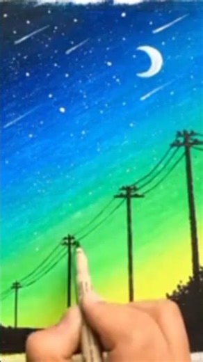 Easy and Beautiful drawing of plastic crayon 😍#art #drawing #oilpasteldrawing #dikuartandcraft