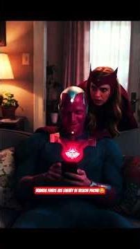 When Wanda Catches Vision Talking to Siri! 😂 #shortsfeed #shorts #marvel #wandavision #funny #comedy