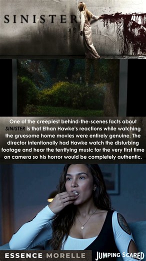 That Horror on Ethan Hawke's Face in SINISTER Was Never Scripted! 😨