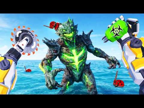 Fighting UNDEAD KAIJU Army in VR