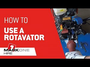 How to use a Rotavator - Camon C8 | Mark One Hire