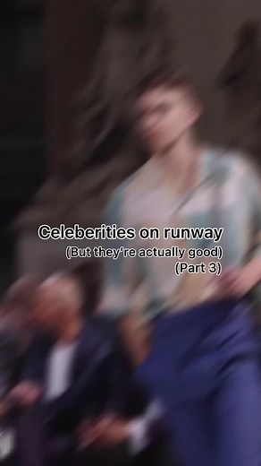 Celeberities on runway pt.3😛 school starts tomorrow so I will get back to posting more #model #foryou #celeberties #runway #goodwalk #walking