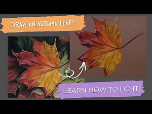 How to Draw Colorful Autumn Leaves Step by Step