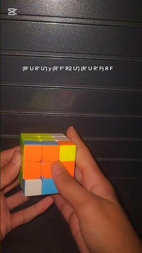 Learn the V perm One look pll (easy steps) #fyp #speedcubing #learn