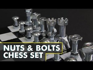 Nuts & Bolts Chess Set - Chess Board DIY