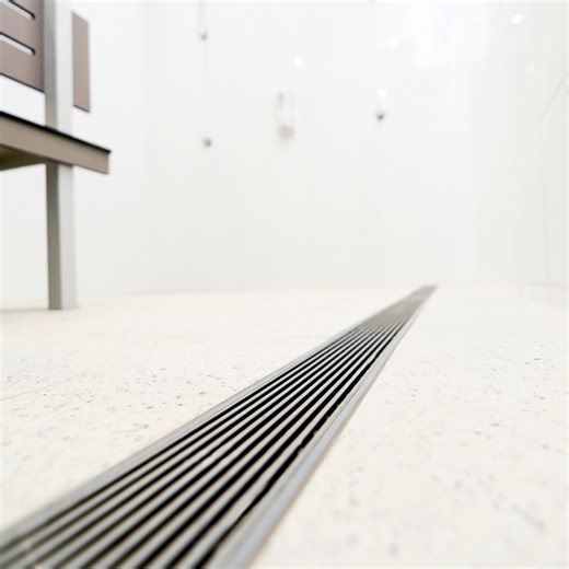 Infinity Drain has redefined what drainage can be — turning a necessity into a design feature that elevates both residential and commercial projects. This National Kitchen & Bath Month, we celebrate the role our innovations continue to play in shaping essential spaces. #InfinityDrain #KitchenAndBathMonth #LuxuryDrainage #BathroomDesign #KitchenDesign #ArchitecturalDrainage #CommercialDesign | Infinity Drain | Facebook